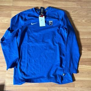 Kansas City royals Nike on field players issued long sleeve